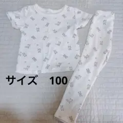 くま　ワッフル生地　パジャマ　しまむら　バースデイ　futafuta