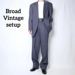 【Broad Vintage】80〜90s セットアップ パープル ヴィンテージ