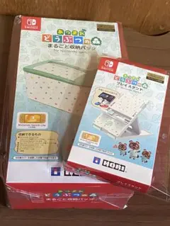 あつまれ どうぶつの森 まるごと収納バッグ & プレイスタンド　新品未開封