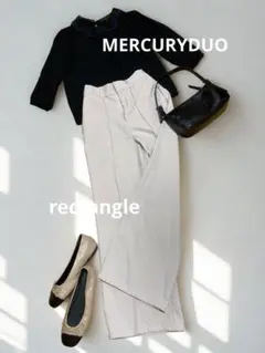 【コーデ売り】MERCURYDUO&ピンクベージュパンツ大人可愛いコーデ❣️