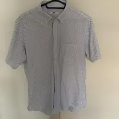 UNIQLO XL ストライプ 半袖シャツ