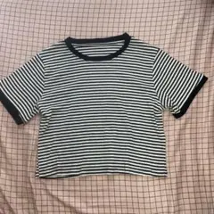 ストライプ 半袖Tシャツ Ｍサイズ