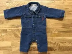 CROISSANCE BEBE デニムロンパース