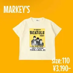 ビートルズ　Beatles コラボTシャツ　ホワイト　110
