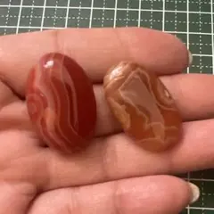 ハンドメイドパーツ　瑪瑙 ツヤツヤ瑪瑙