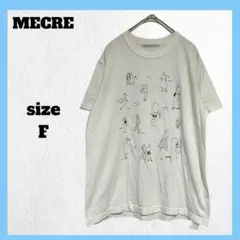 MECREメクル Tシャツ カットソー 半袖 ホワイト F