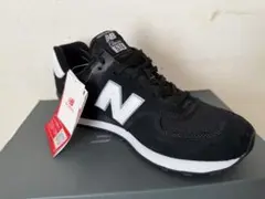 New Balance ML574 ブラック/ホワイト