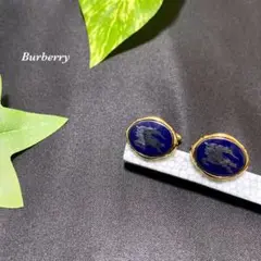 Burberry カフスボタン　箱無し　ゴールド　ブルー　silver925