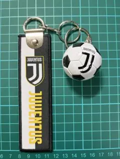 サッカー　ユベントス　Juventus 3Dボール　セット　キーホルダー