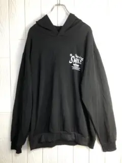 SHEIN ブラックパーカー フード付き オーバーサイズ　Lサイズ