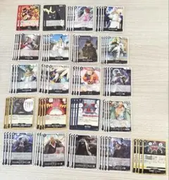 ワンピースカード　受け継がれる意志　黒R以下4コン