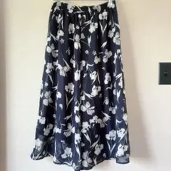 アースミュージックアンドエコロジー 花柄 パンツ ゆったり ガウチョ フリー