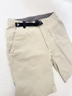 【美品】mont-bell ハーフパンツ ベージュ メンズ