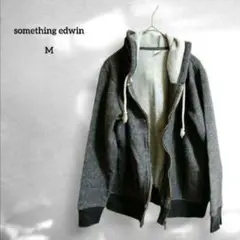 サムシングエドウィン　パーカー ジャケット　グレー　灰色　M
