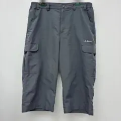 L.L bean ハーフパンツ　グレー　L ○26