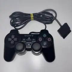 プレステ2コントローラー　スケルトンブラック