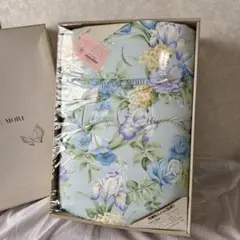 By10 未使用　HANAE MORI 合繊掛ふとん（肌掛）　花柄