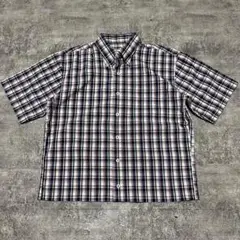 OLD 短丈　ショート丈　チェックシャツ　cityboy 古着　ボックス