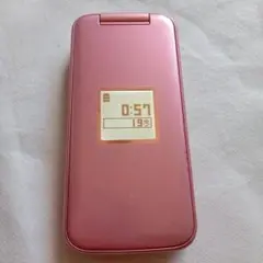 DOCOMOドコモ　らくらくフォンF−02J ピンク　本体のみ