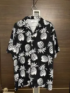 アロハシャツ パイナップル柄 半袖