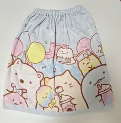【値下げ】すみっコぐらし ラップタオル 水色 60cm
