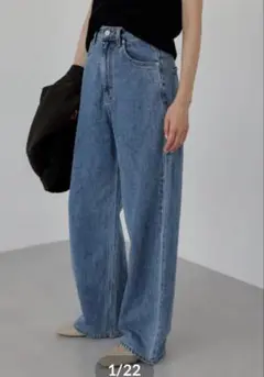nae Wide Loose Jeans _Deep Blue