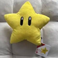 スーパーマリオ 星型ぬいぐるみ 約15cm
