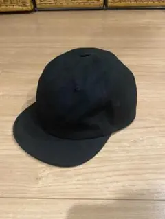 ブラックショートブリムキャップ オレンジタグ付き