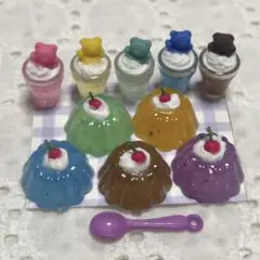 ♡ミニチュアカラフルスイーツセットNo.50