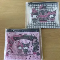 My Melody & Kuromi 50th & 20th フラットポーチ