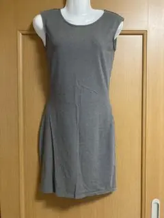 ワンピース ノースリーブ 膝丈　ミニ　レディース　夏服　モンキ　XS