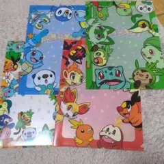 ポケモン セブンイレブンコラボ クリアファイル 4枚セット A4サイズ
