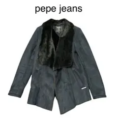 Pepe jeans おしゃれ ファーコート 小さい XS インポート セレブ