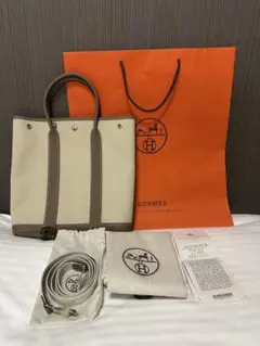 エルメス　ガーデンファイルPM　トートバッグ　▫︎H刻印　トルオフィシェ　ブラウン HERMES - エルメス ガーデンファイルPM 043963CK トートバッグ