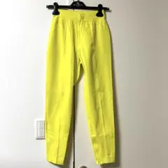 イッセイミヤケ ストレッチパンツ イエロー
