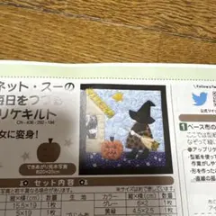 フェリッシモ★パッチワークキット★サボンネットスーのアップリケキルト✴︎魔女に変身