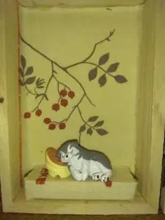 シベリアンハスキーボックス　秋