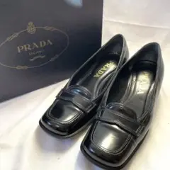 ⭐︎美品 PRADA プラダ ローファー ブラック 23.5cm