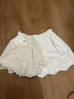 Hollister ホワイト フレアスカート M