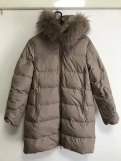 ナノ ユニバース ダウンコート ダウンジャケット ベージュ