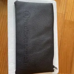 audio-technica 黒ポーチ24cm✖️13cmスポンジの保護層付き