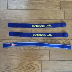 アディダス　ルコック スポルティフ シンガード　レガース　バンド　送料込　匿名