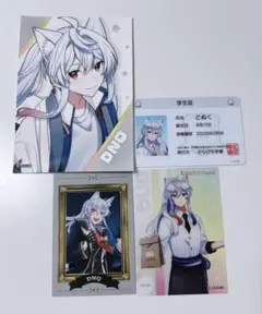 カラフルピーチどぬく トレカ2枚 学生証 ブロマイド