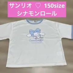 シナモロール Tシャツ ホワイト 半袖 女の子 キッズ 150 サンリオ 未使用