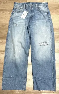 ZARA バギーデニムパンツ