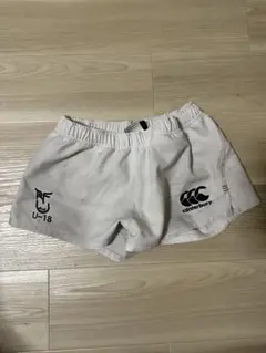canterbury ホワイト ラグビーパンツ M U-18