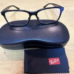 美品 レイバン 度なし 伊達メガネ クリアレンズ