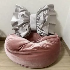 【最終お値下げ】Francfranc フロアクッション リボンクッション