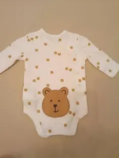 【美品】baby gap クマ柄ロンパース 0-3ヶ月