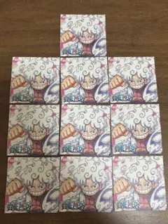 ナツコミ　ONE PIECE ツインステッカー 10枚セット